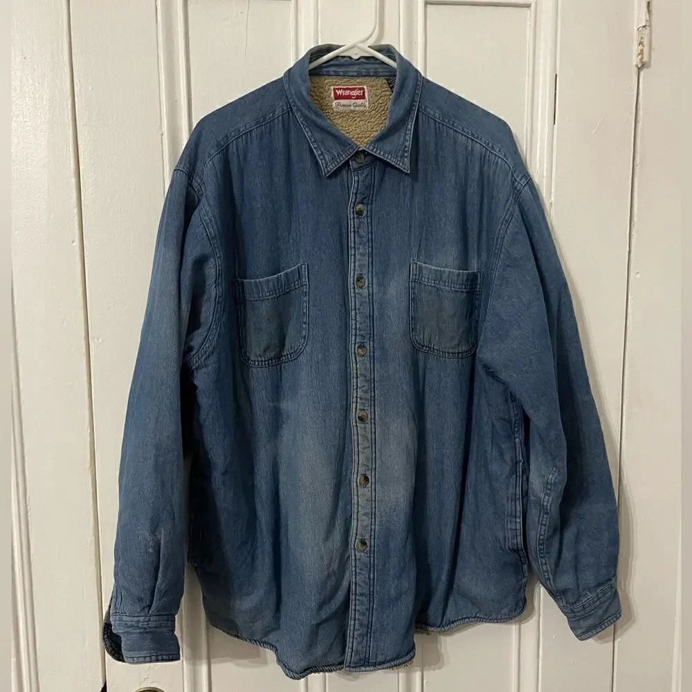Wrangler denim shirt jacket 